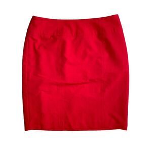 Worthington Red Pencil Skirt Size 12